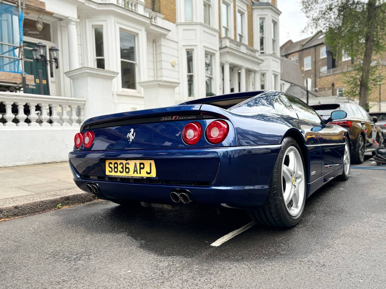 Ferrari F355 — rear three-quarter after polish